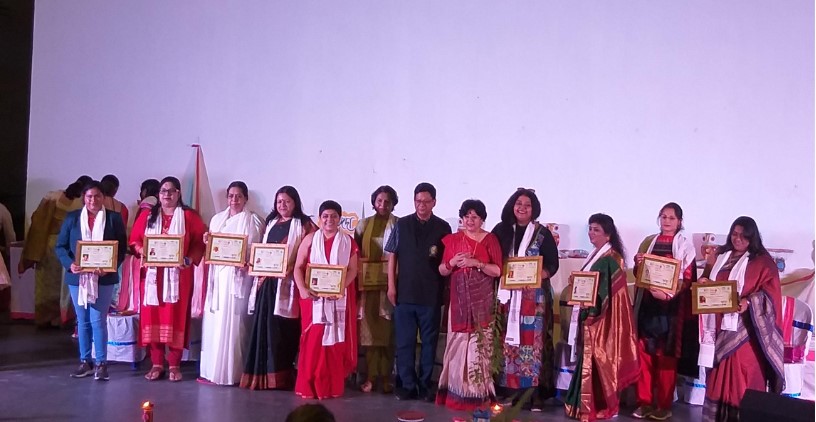 Kolkatta Museum,Brahma Kumaris felicitated with Mother Teresa Award.